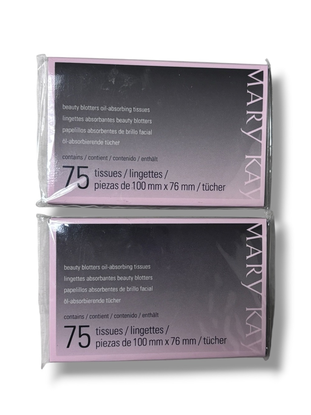 MARY KAY SKINCARE Beauty Blotters Oil Absorbing Tissues Set of Two NEW